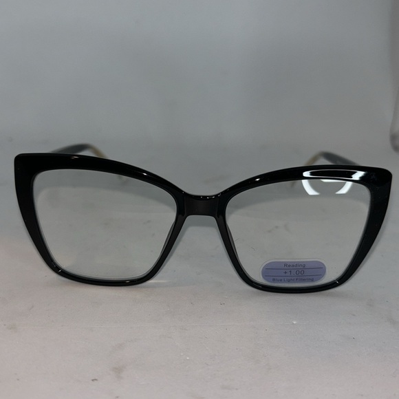 Amommoma Blue light protection +1.0 reading glassses black NWT - Picture 5 of 10